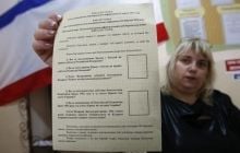 На "референдуме" в Крыму позволяют голосовать россиянам