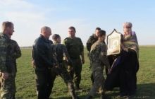 На Херсонщине священники окормляют военнослужащих на блокпостах региона
