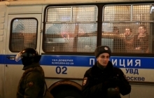 В Москве полиция задержала вышедших почтить память Небесной сотни