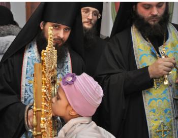 30 марта Почаевскую икону Божией Матери проводили в лавру