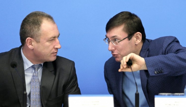 Владимир Гриняк (слева) отметил, что милиция сотрудничает с Самообороной