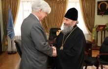 Місцеблюститель Київської митрополичої кафедри зустрівся з Послом Німеччини в Україні