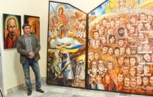 В Івано-Франківську створена картина-«ікона» на полотні у вигляді Небесних воріт (фоторепортаж)