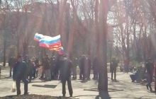 В Харькове перед ОГА собираются сторонники федерализации