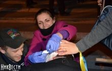 У Миколаєві затримано 23 учасники сутичок, 15 людей постраждали