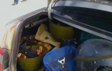 У Луганську зупинили автомобіль з військовим арсеналом