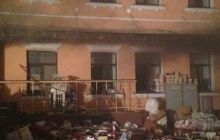 Причиной ночного пожара в офисе КПУ может быть поджог - пожарные