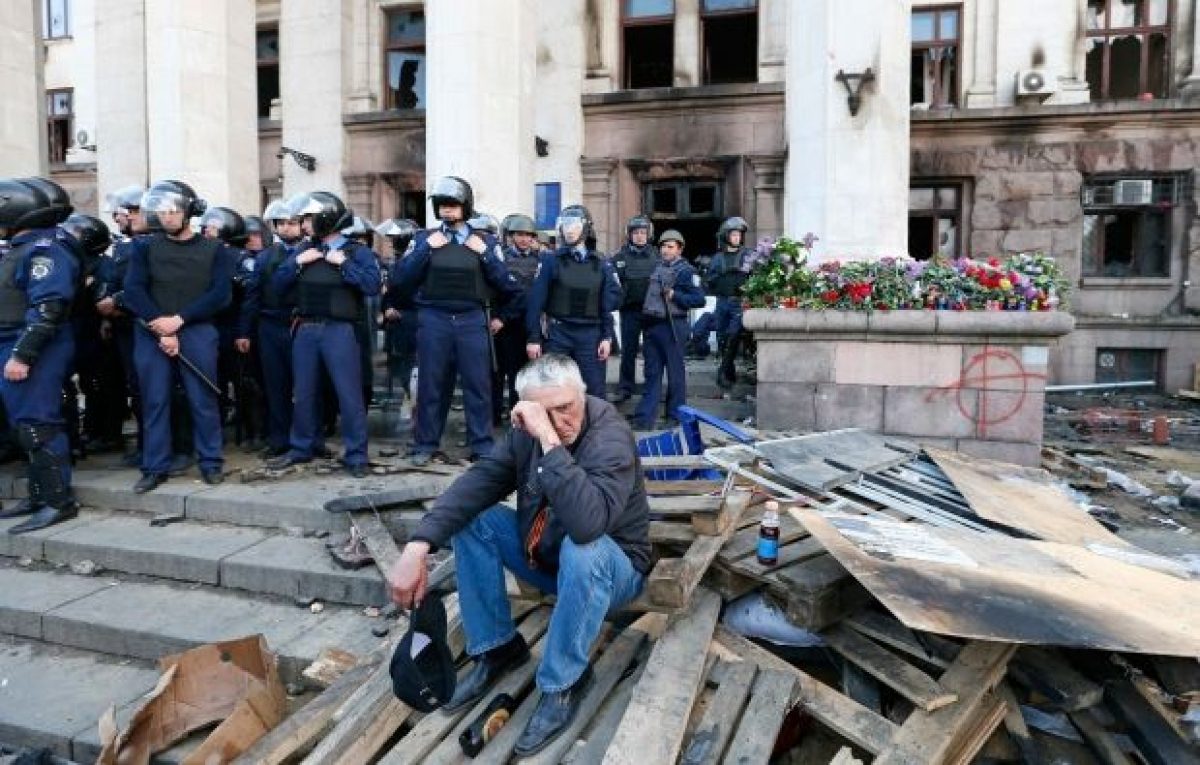 В Доме профсоюзов в Одессе 2 мая не было газа, кроме того, что выделяется  при горении - отчет Совета Европы | УНИАН