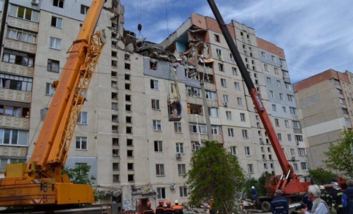 Разрушение дома в Николаеве из-за взрыва газа вызвано слабостью конструкций  - ГСЧС | УНИАН