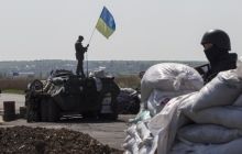 Под Славянском террористы обстреляли микроавтобус с украинскими военными