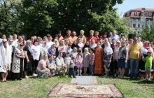 У день 1018-ї річниці освячення Десятинної церкви святим князем Володимиром у Десятинному монастирі звершено літургію
