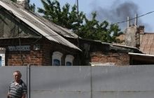 В Донецке часть террористов разбежалась по домам мирных жителей