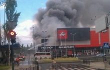 Террористы разграбили и подожгли Арену хоккейного клуба «Донбасс»