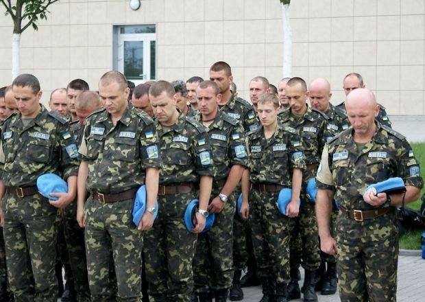 Украинские миротворцы почтили погибших во время АТО
