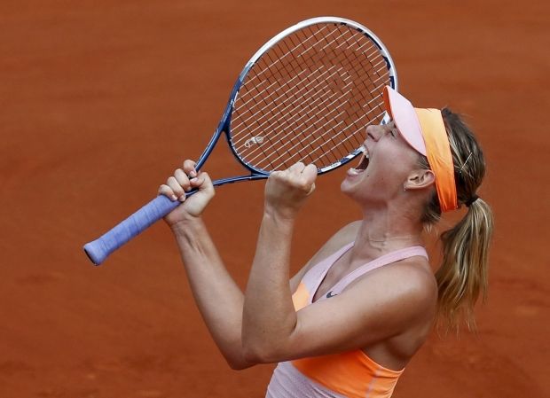 Мария Шарапова во второй раз в карьере выиграла Открытый чемпионат Франции / Reuters Мария Шарапова во второй раз в карьере выиграла Открытый чемпионат Франции / Reuters