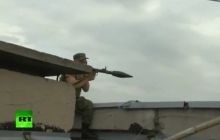 З'явилось відео обстрілу прикордонників у Луганську з житлових кварталів