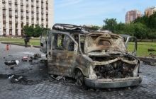 Le Parisien: В Донецке взорвался автомобиль, принадлежащий лидерам ополченцев