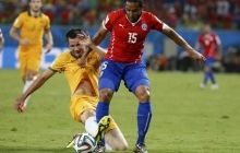 Сборная Чили выиграла у команды Австралии в матче ЧМ по футболу