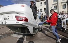 Посольство России в Украине взято под усиленную охрану