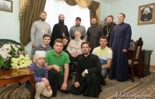 Духовенство Всіхсвятського храму привітало митрополита Володимира зі святом Всіх святих