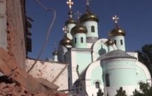 У Слов'янську після обстрілу зруйновані каплиця і трапезна храму святого Серафима Саровського
