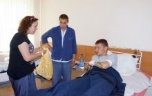 Раненые в ходе проведения АТО военнослужащие ВСУ получили гуманитарную помощь