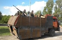 Батальон "Азов" в Мариуполе использовал самодельный броневик