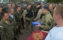 Президент Порошенко здійснив першу робочу поїздку на Донбас і відвідав центр АТО