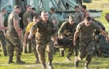 Одесские военные медики лечат раненых военнослужащих