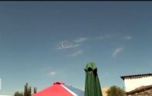 Опубликовано видео падения сбитого террористами украинского самолета