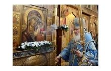 В Казанском соборе Москвы почтили Казанскую икону Божией Матери и молились о мире в Украине