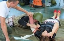 При поддержке Минобороны были проведены учения для журналистов по домедицинской помощи в условиях боевых действий