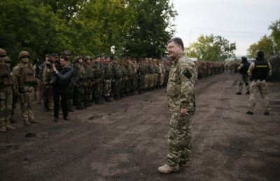 Фото Порошенко посетил Славянск 08 июля 2014