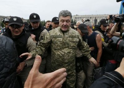 Фото Порошенко посетил Славянск 08 июля 2014