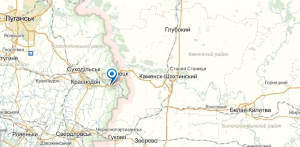 На карті позначено пропускний пункт Ізварине На карті позначено пропускний пункт Ізварине
