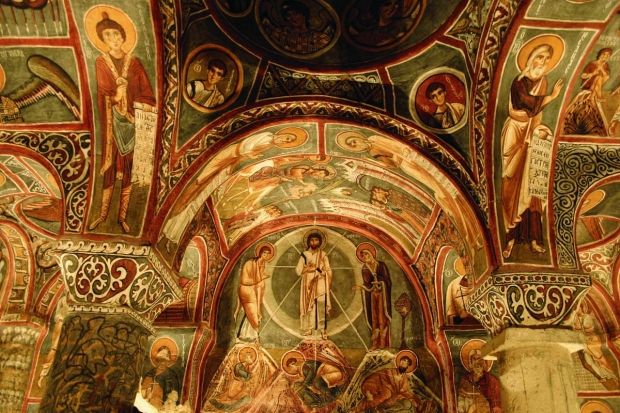 Фреска так наз. «Темной церкви» (Каранлик Килисе). XII в. Гёреме, Каппадокия, Турция