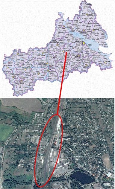 У Черкаській області зійшли з колій 20 цистерн з нафтопродуктами (карта)