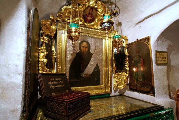 Гроб преподобного Феодосія Печерського 