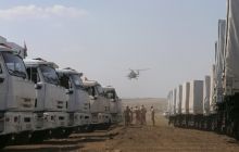 Гуманитарный конвой РФ остановился вблизи украинской границы