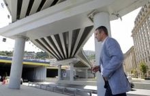 В Киеве открыли развязку на Почтовой площади (фоторепортаж)