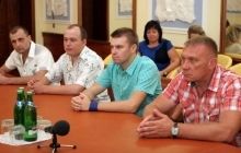 Балута встретился с освобожденными из плена бойцами батальона территориальной обороны
