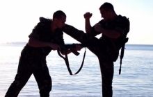 Курсанты Военной академии в Одессе отрабатывают задачи по военно-прикладным видам спорта