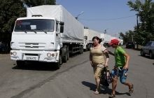 Россия может разбомбить собственный гумконвой - Яценюк