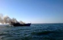 Госпогранслужба опубликовала видео одного из катеров, подбитых у Мариуполя