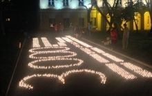 У Москві на честь загиблих на Сході Україні запалили понад 3 тисячі свічок