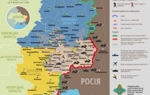 В СНБО назвали 6 городов Донбасса, где сохраняется наиболее напряженная обстановка (карта АТО)