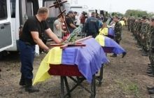 У Дніпропетровську поховали тіла 11 невідомих солдатів, які загинули в зоні АТО