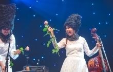 Ukraine's DakhaBrakha perform at Glastonbury Festival