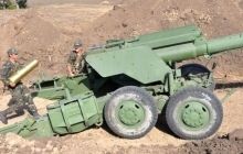Артиллеристы ВМС проводят тактические учения с выполнением боевых стрельб