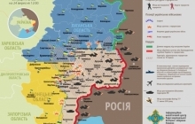 РНБО: Сутичок на кордоні й порушень повітряного простору за минулу добу не зафіксовано (карта АТО)